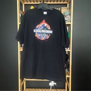 Vintage Global Warming T Shirt size XL